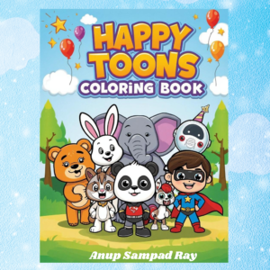 Happy Toons Coloring Book