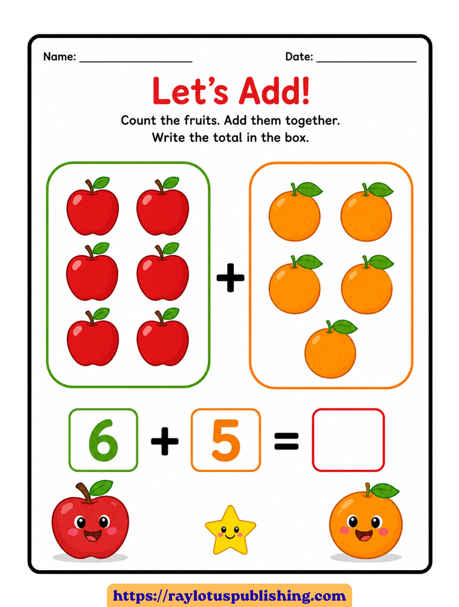 Addition & Subtraction Fun Workbook - Image 2