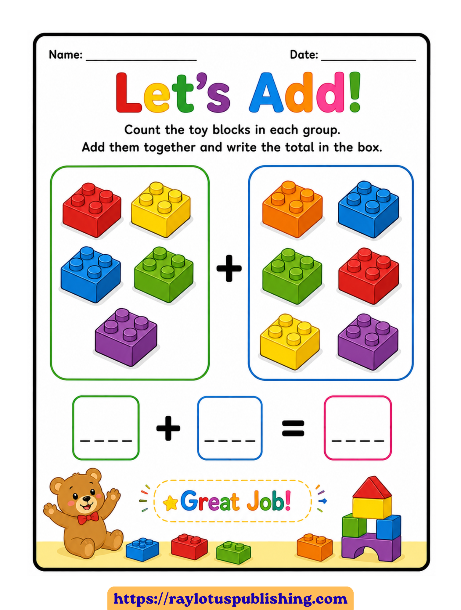 Addition & Subtraction Fun Workbook - Image 4