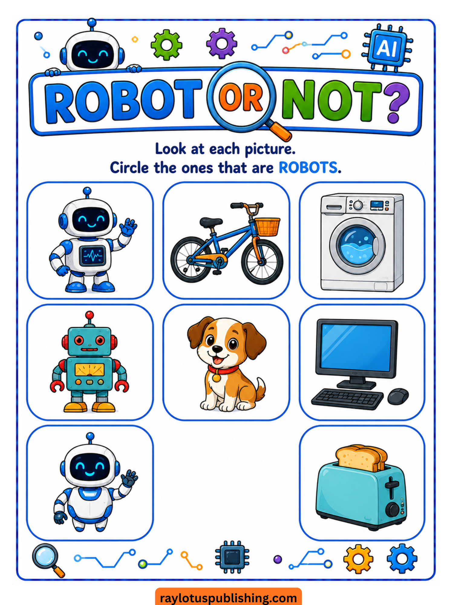 ai robot workbook for kids - Image 2