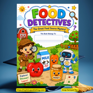 food detective workbook for kids printable activity page