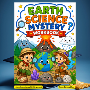 earth science mystery workbook for kids activity book cover